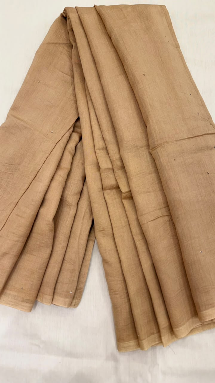 Pure Chanderi Dupatta with Mukaish Work
