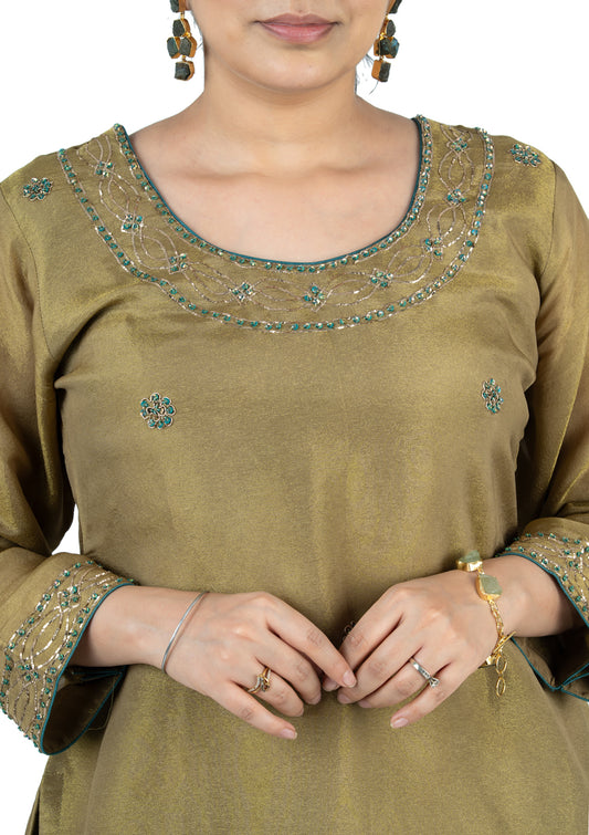 Festive Vintage Gold Tissue 3-Piece Set