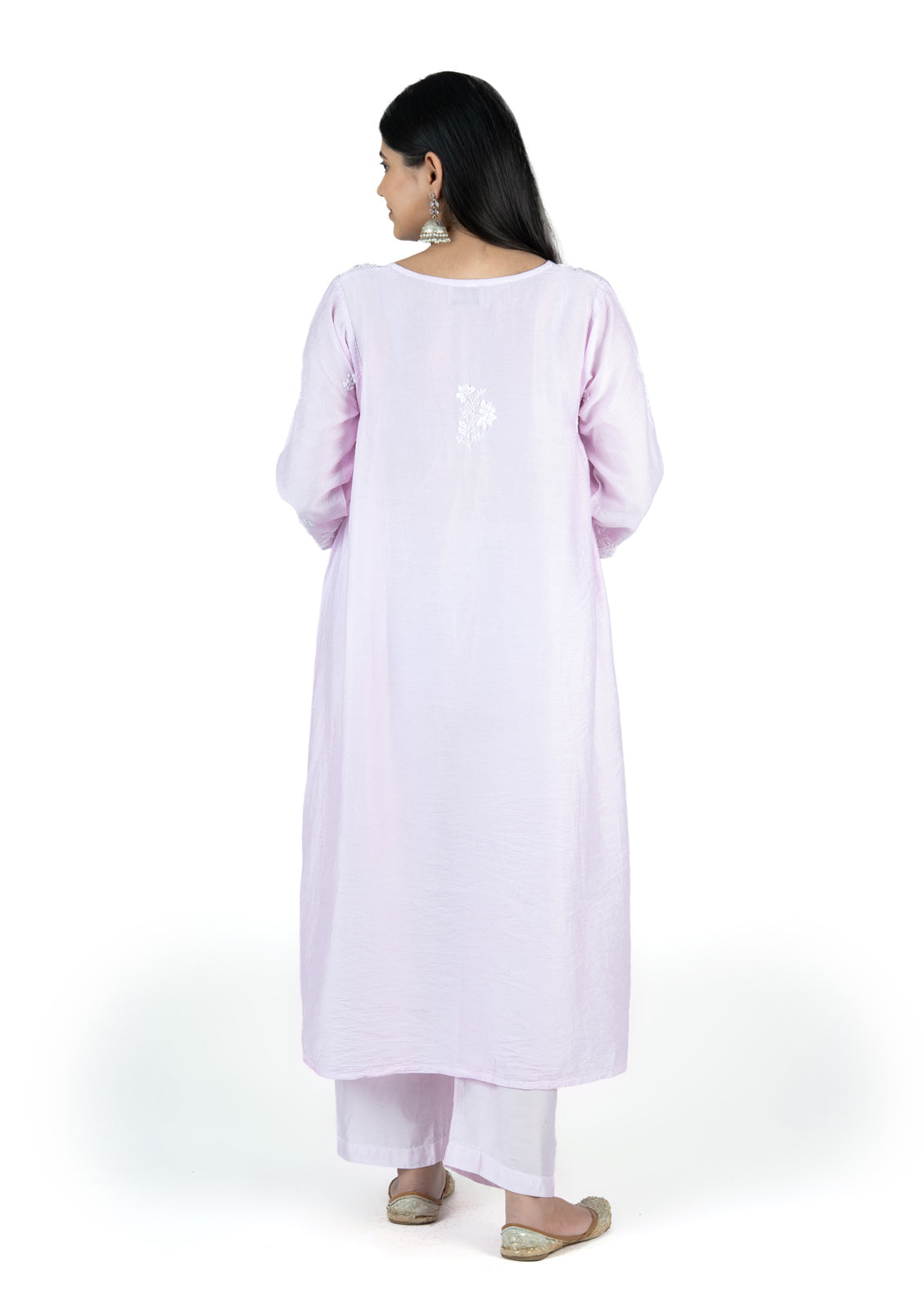 Lilac Chanderi Co-ord Set