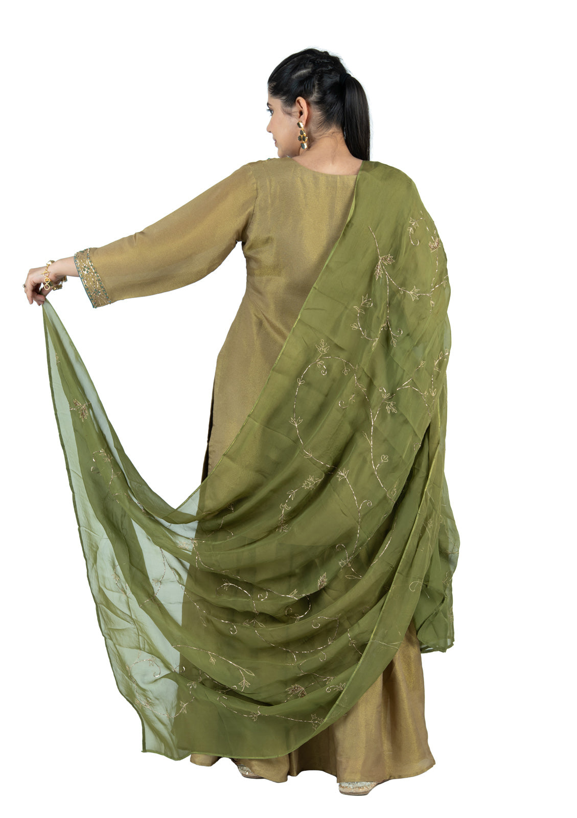 Festive Vintage Gold Tissue 3-Piece Set
