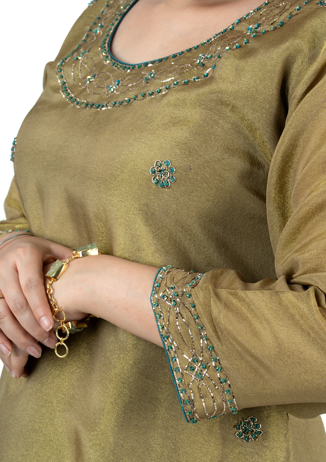 Festive Vintage Gold Tissue 3-Piece Set
