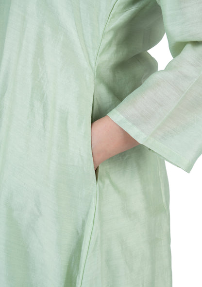 Mint Green Chanderi 2-Piece Coord Set